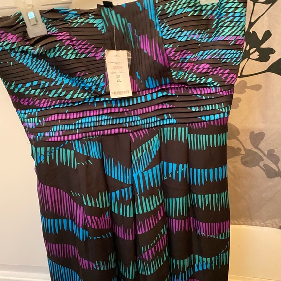 Strapless multicolored dress XL 2B BEBE - Picture 2 of 4